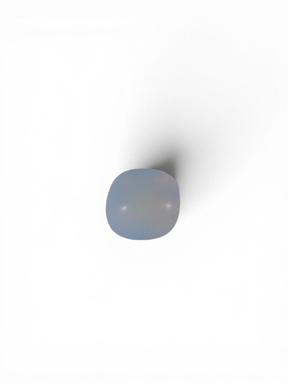 Opalite Cabochon Milky Glass Crystal Tumbled Stone 0.3 oz Gemstone Healing - Picture 8 of 10